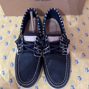 SPERRY SONGFISH STRIPE NAVY 🛥️⚓️🚤 WOMEN USA ➡️ SIZE 7M